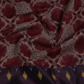 Red - woollen blouse piece 56 - handcrafted
