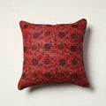 Authentic Red Ajrakh Cushion Cover 