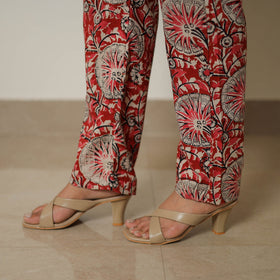 Buy Red Block Print Cotton Bagru Co-Ord Set 