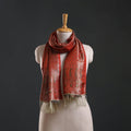 Brocade handloom semi silk banarasi stole 33 - handcrafted
