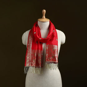 Brocade handloom semi silk nakshi buti banarasi stole