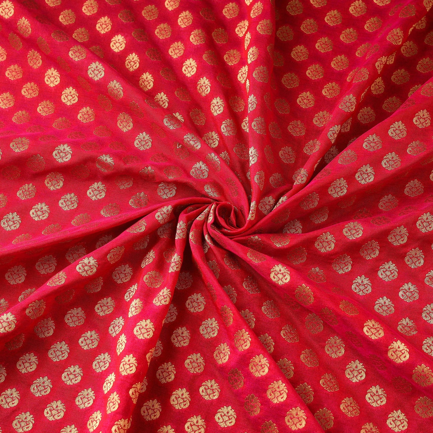 Brocade viscose banarasi fabric 04 - handcrafted