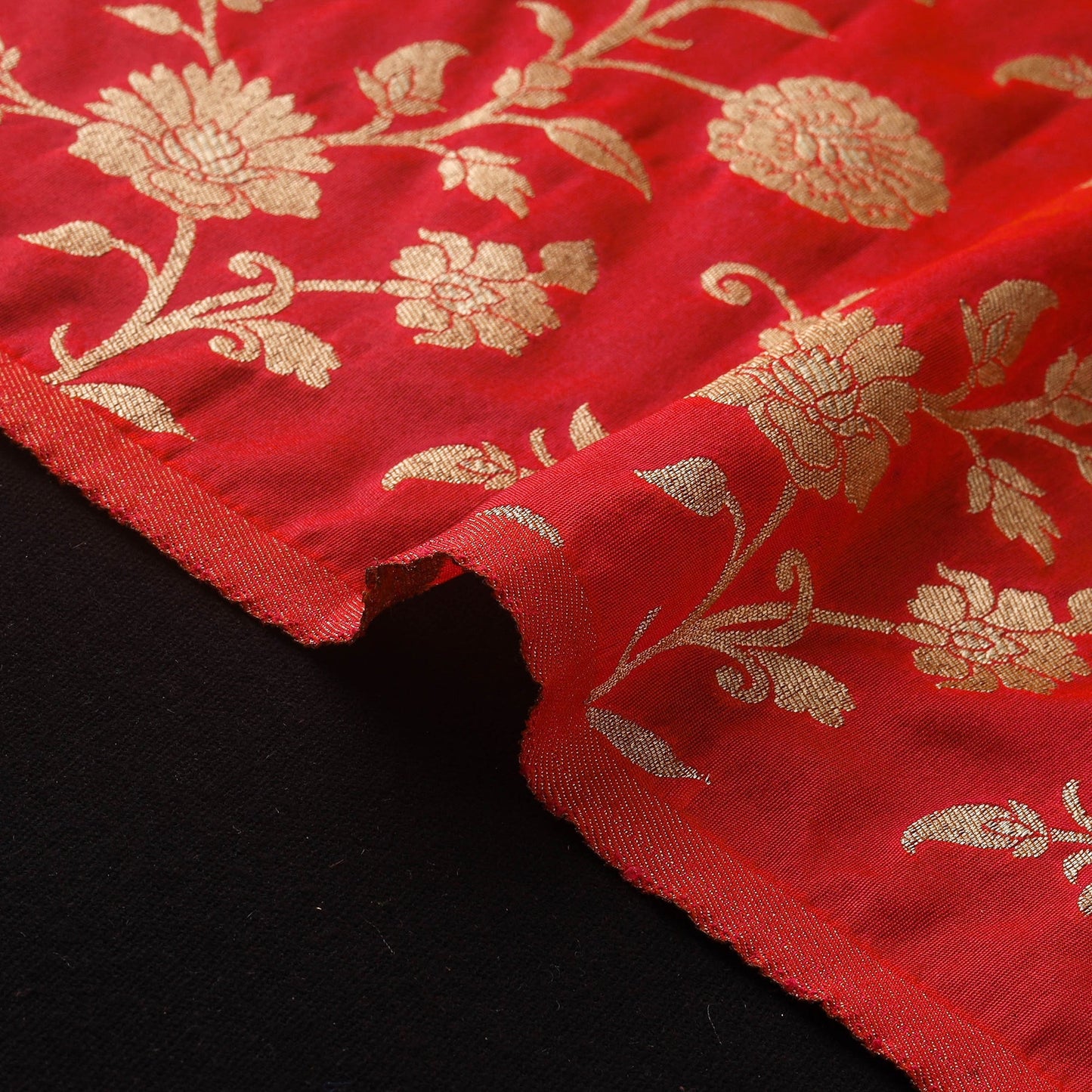 Brocade viscose banarasi fabric 11 - handcrafted