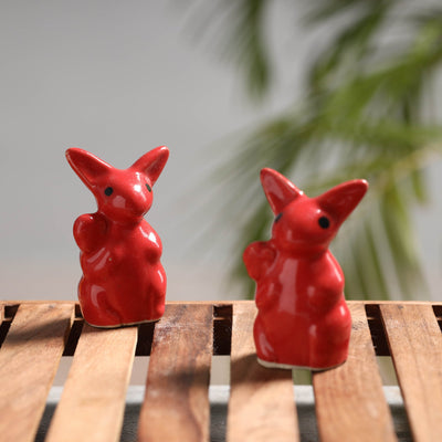  Handcrafted Ceramic Toys (Set of 2) 