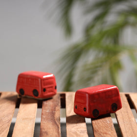  Handcrafted Ceramic Toys (Set of 2) 