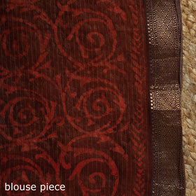 Chanderi silk hand batik saree 10 - handcrafted