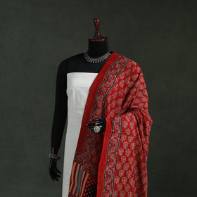 Chanderi silk kutch hand block print natural dyed handloom