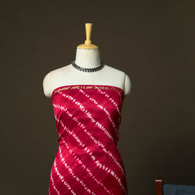 Chanderi silk shibori tie-dye 3pc unstitched dress material