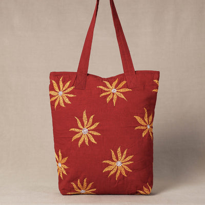  Red Chandi Maati Tagai Work Tote Bag 
