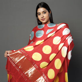  Clamp Dyed Shibori Modal Silk Dupatta with Zari Border Online at iTokri.com