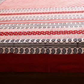 Block Print Cotton Bagh Double Bed Sheet (108 x 90 in) 01