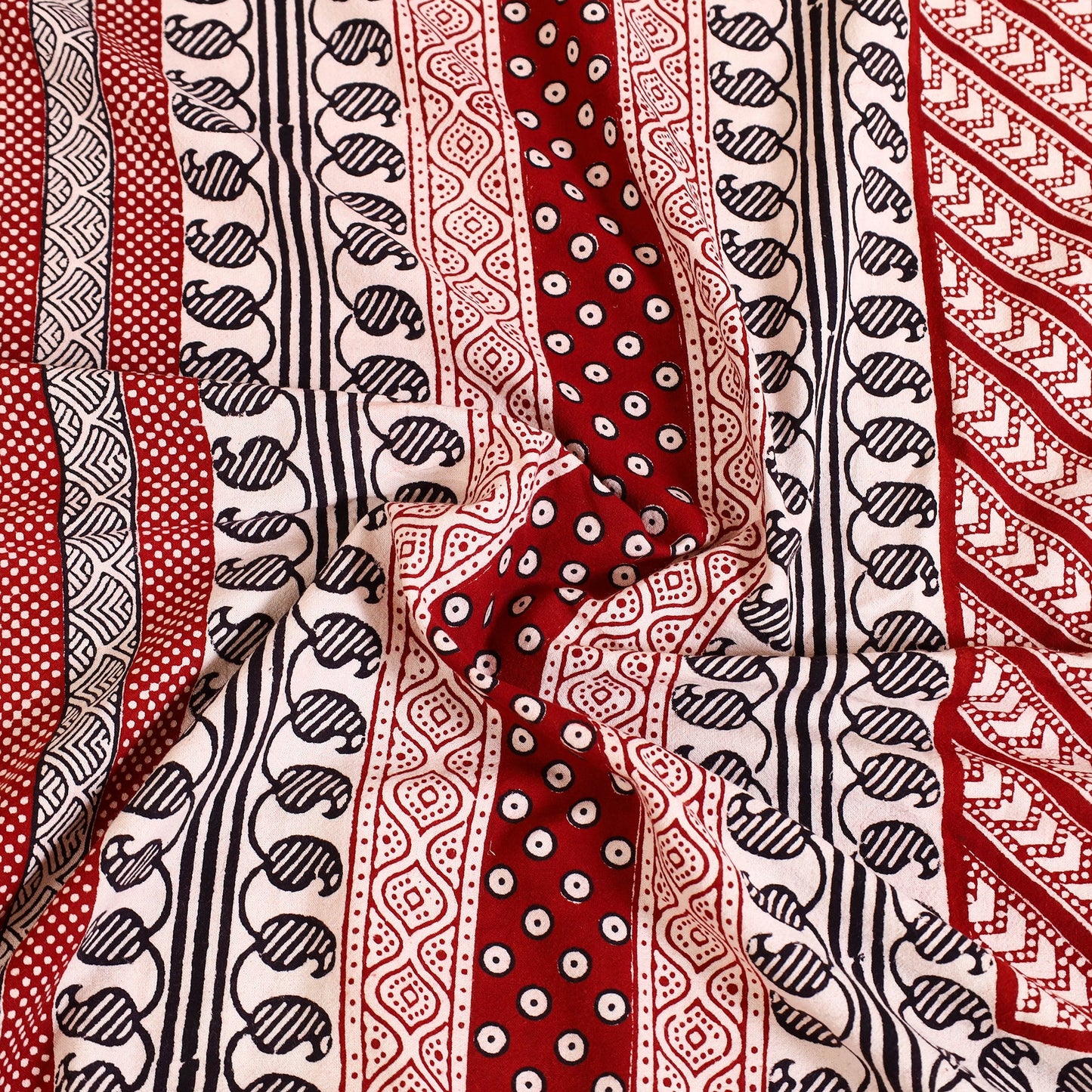 Block Print Cotton Bagh Double Bed Sheet (108 x 90 in) 01