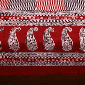 Red - cotton bagh double bedsheet with pillow covers 15