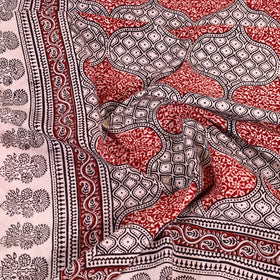 Red - cotton bagh double bedsheet with pillow covers 16