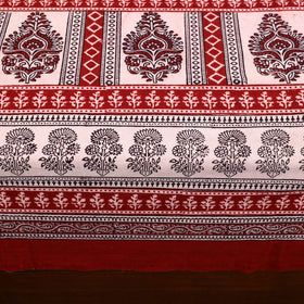 Red - cotton bagh double bedsheet with pillow covers 16