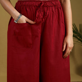 Buy Cotton Bengal Kantha Hand Embroidery Palazzo