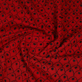 Cotton Bengal Kantha Stitch Blouse Piece 