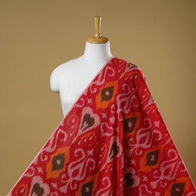 Cotton central asian pochampally ikat fabric 08