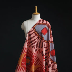 Cotton central asian pochampally ikat fabric 10