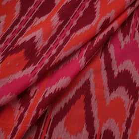 Cotton central asian pochampally ikat fabric 11