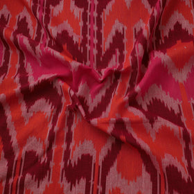 Cotton central asian pochampally ikat fabric 11