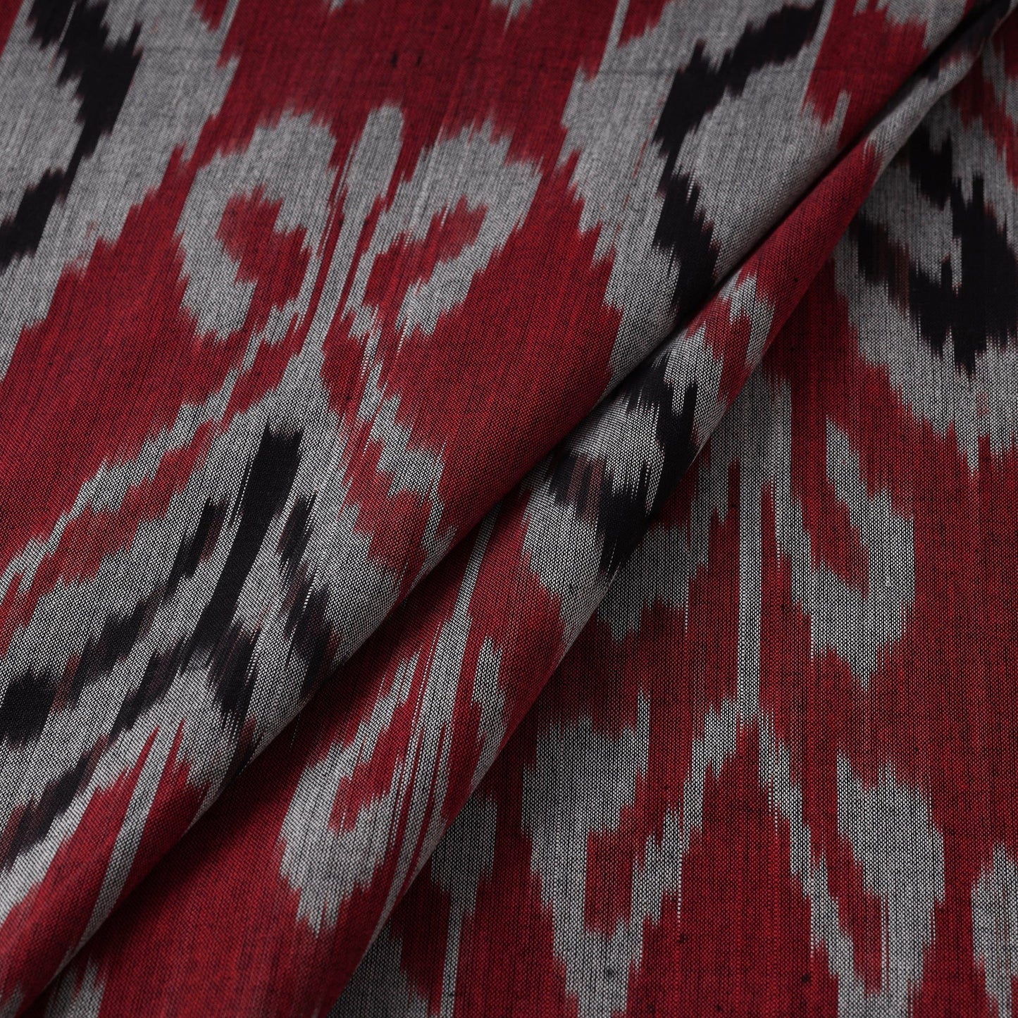 Cotton central asian pochampally ikat fabric 12