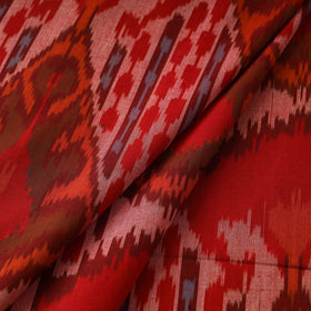 Cotton central asian pochampally ikat fabric 13
