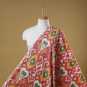 Cotton central asian pochampally ikat fabric 22