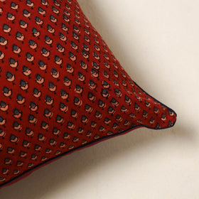Red - cotton cushion cover 84 - handcrafted