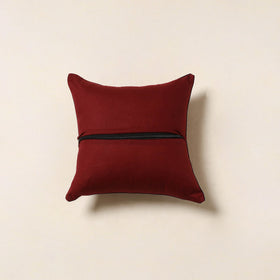 Red - cotton cushion cover 84 - handcrafted