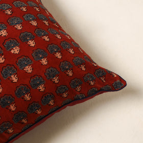 Red - cotton cushion cover 87 - handcrafted