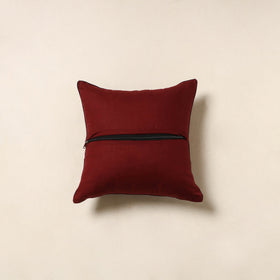 Red - cotton cushion cover 87 - handcrafted