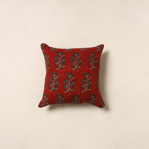 Red - cotton cushion cover 89 - handcrafted