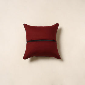 Red - cotton cushion cover 89 - handcrafted