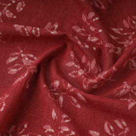 Buy Cotton Red Dabu Bagru Block Print Fabric