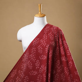 Buy Cotton Red Dabu Bagru Block Print Fabric