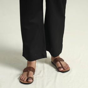 Buy Block Print Cotton Flared Ajrakh Kurta with Palazzo Set