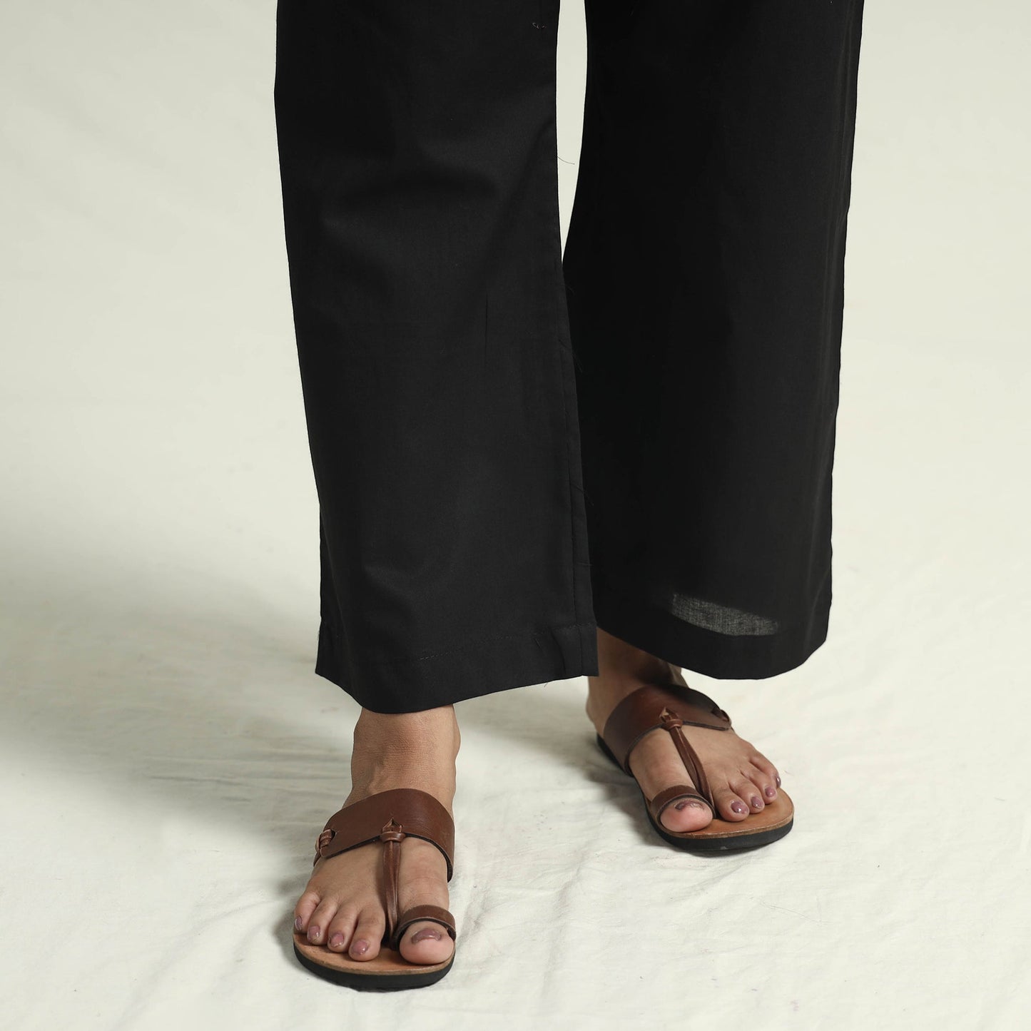 Buy Block Print Cotton Flared Ajrakh Kurta with Palazzo Set