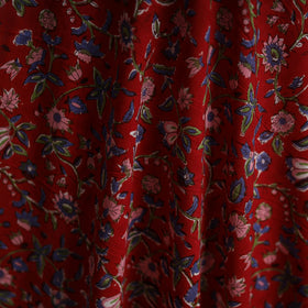Cotton hand block sanganeri print fabric 05 - handcrafted
