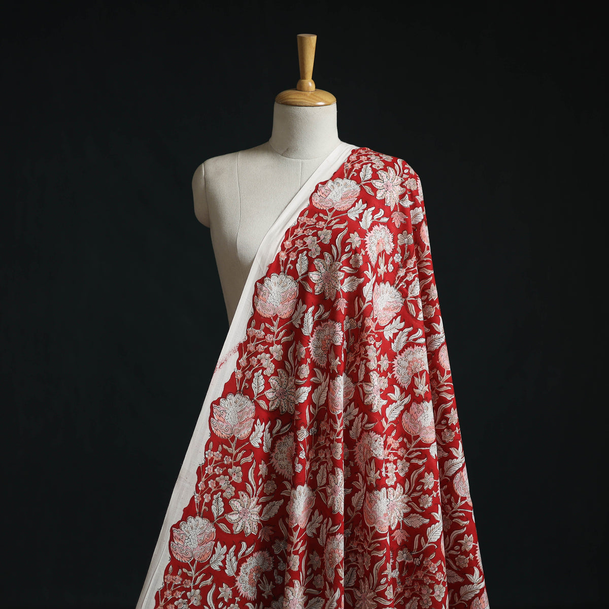 Cotton hand block sanganeri print fabric 06 - handcrafted