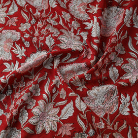 Cotton hand block sanganeri print fabric 06 - handcrafted