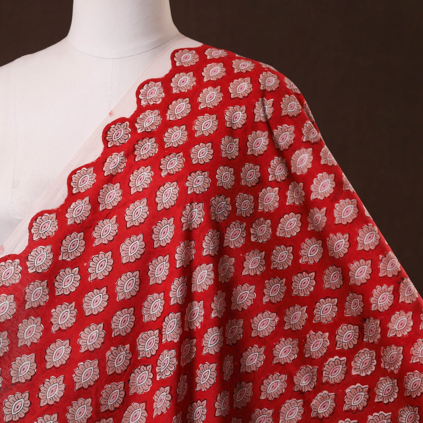 Cotton hand sanganeri fabric 18 - handcrafted