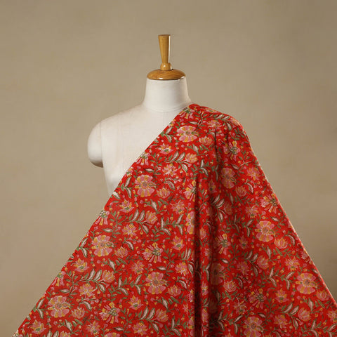 Cotton hand sanganeri fabric 38 - handcrafted