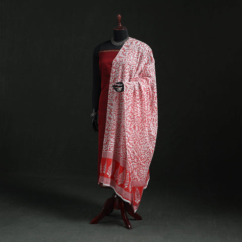 Cotton jaipur printed dupatta 36 - handcrafted