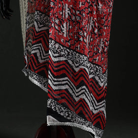 Cotton jaipur printed dupatta 41 - handcrafted