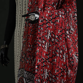 Cotton jaipur printed dupatta 41 - handcrafted
