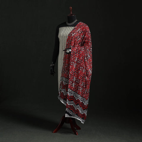 Cotton jaipur printed dupatta 41 - handcrafted