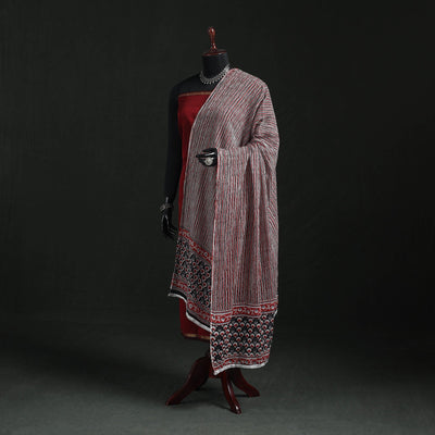 Cotton jaipur printed dupatta 66 - handcrafted