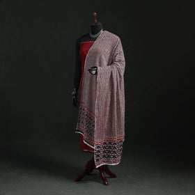 Cotton jaipur printed dupatta 66 - handcrafted