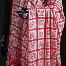 Cotton jaipur printed dupatta 82 - handcrafted